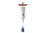 Woodstock Chimes Lapis Chime Satin Silver WLSS