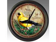 American Expedition Goldfinch 16 inch Wall Clock WCLK 143
