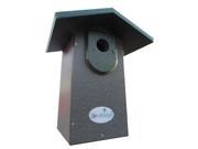 JCs Wildlife Gray Recycled Poly Lumber Ultimate Bluebird House with Green Roof