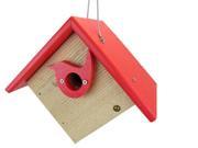 Nature Products USA Classic Red Cedar Recycled Poly Lumber Wren Birdhouse