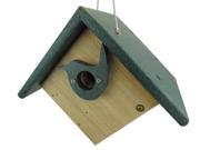 Nature Products USA Classic Green Cedar Recycled Poly Lumber Wren Birdhouse