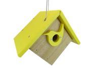 Nature Products USA Classic Yellow Cedar Recycled Poly Lumber Wren Birdhouse