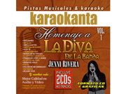 Karaokanta KAR 7001 Jenni Rivera Homenaje A La Diva De La Banda Vol. 1 Disco 1 Spanish CDG