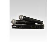Shure BLX288 PG58 Dual Wireless System with 2 PG58 Handheld Microphone
