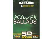 Chartbuster Karaoke CDG 3 Disc Pack CB5137 Power Ballads