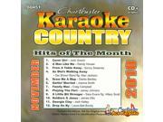 Chartbuster Karaoke CDG CB60451 Country Hits of the Month November 2010