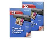 2 Pack Nuova 5 Mil Thermal Laminating Pouches 5 x 7 Inches Photo Size 25 Sheet