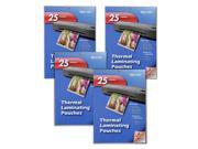 4 Pack Nuova 5 Mil Thermal Laminating Pouches 5 x 7 Inches Photo Size 25 Sheet