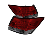 Honda Accord 08 10 4DR LED TailLights Red Smoke