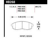 Hawk Performance HB268N.665 Disc Brake Pad Hawk Performance HB268N.665 Disc Brake Pad