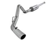 MBRP Exhaust S5070409 XP Series Cat Back Exhaust System; 3 1 2 in.; Incl. Ext. Pipe Muffler Over Axle Pipe Tailpipe Hardware 4 in. Tip; Single Side Exit; T409 S