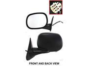 DODGE FULL SIZE PICKUP 98 02 SIDE MIRROR LEFT DRIVER POWER HEATED FOLDING