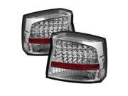 Dodge Charger 2009-2010 LED Tail Lights - Chrome Dodge Charger 2009-2010 LED Tail Lights - Chrome