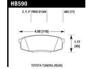 Hawk Performance HB590Z.682 Disc Brake Pad Hawk Performance HB590Z.682 Disc Brake Pad
