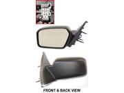 FORD FUSION 06 11 SIDE MIRROR LEFT DRIVER POWER 2 S SMOOTH KOOL VUE