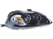 IPCW Projector Headlight CWS 730B2 99 00 Honda Civic Black