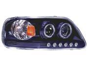 IPCW Projector Headlight CWS 541B2 97 02 Ford Expedition 97 02 Ford F150 F250 LD Black
