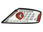 IPCW 06 10 Honda Civic Tail Lamps LED 2 Door Crystal Clear LEDT 746C Pair