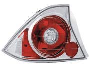 IPCW 01 03 Honda Civic Tail Lamps 2 Door Crystal Clear CWT 736C2 Pair