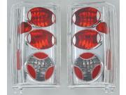 IPCW 84 96 Jeep Cherokee Tail Lamps Not for Comanche Chrome CWT CE5003C Pair