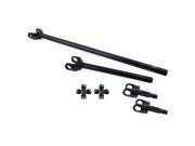 Alloy USA This chromoly front axle shaft kit from Alloy USA fits 92 01 Jeep XJ Cherokees and 97 06 TJ Wranglers with a Dana 30 front axle. 12148