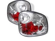 Ford F150 Flaresdie 1997 98 99 2000 Altezza Tail Lights Chrome