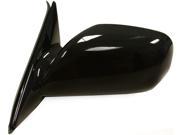 CAMRY 02 06 SIDE MIRROR LEFT DRIVER Power Glass Flat Head Painted Black