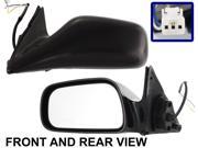 CAMRY 92 96 SIDE MIRROR LEFT DRIVER Power Black USA Built