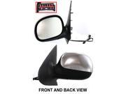 FORD EXPEDITION 98 02 SIDE MIRROR LEFT DRIVER POWER HEATED FOLDING CHROME