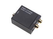 Digital Optical Coax to Analog RCA Audio Converter Home Professional Audio Switching