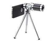 14X Zoom Magnifier Micro Telephoto Telescope Camera Lens Tripod for Apple iPhone 4G iPhone 4S