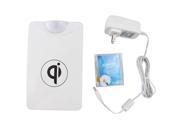QI Standard Wireless Charging Charger Pad Compatible for Nexus4 GalaxyS3 Nokia HTC8X Droid DNA Lumia920 Lumia810 S3 receiver White