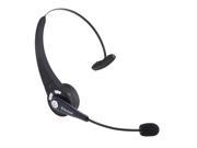 Black Wireless Bluetooth Headset w Microphone for Sony Playstation 3 PS3