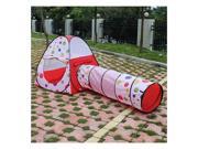 Kids Indoor Outdoor Tunnel Tents Play House Set Childrens Pop Up Toy Hut