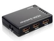 Input Port 5 Output 5x1 HDMI Mini Switch Switcher 1.3 for Dual Display