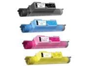 Set of 4 Toner Cartridges for Dell 310 7890 310 7892 310 7894 310 7896 1 Black 1 Cyan 1 Magenta 1 Yellow Toner Cartridge for Dell 5110 5110CN Printer