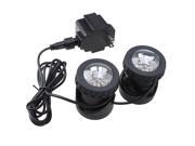 2 LED Pond Light Set for Underwater Fountain Fish Pond Water Garden Outdoor