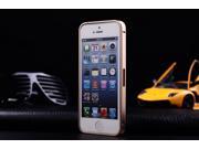 Ultra thin 0.7mm Aluminum Metal Bumper Case Bezel Frame for iPhone 5S 5G 5 No Screw Needed Champagne Gold
