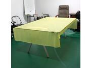 Yellow color Plastic Table Cover 54 by 108 Inch 137cm*274cm reusable disposable Rectangular tablecloth tableware