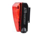 Cycling Laser Tail Light 5LED Waterproof Super Bright bike Safety warning Light with Parallel Beam Rear Decor Lamp