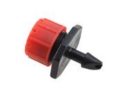 100pcs Micro Drip Irrigation Watering Anti clogging Emitter Drippers on 1 4 Barb for 4mm 7mm Tube