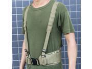 MOLLE Tactical Waist Soft Padded Belt with Suspender Camouflage