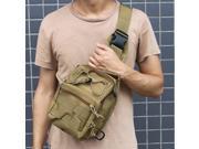 Outdoor Sport Camping Hiking Trekking Bag Military Tactical Backpack Shoulder Tan