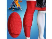 Honeycomb Pad Crashproof Antislip Basketball Leg Knee Long Sleeve Protector Gear