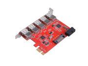 USB 3.0 PCI e Express Card for Desktops PCI Express Expansion Card Adapter