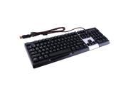Multimedia LED Dmmable Red Blue Purple Backlit Switchable Brightness Exchangeable Gaming Wired Keyboard