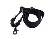 Adjustable Bungee Tactical Single Point Sling Airgun Hunting rifle Carry Strap Black