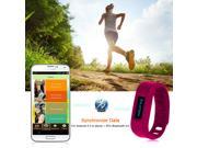 Bluetooth Smart Sports Pedometer Bracelet Soft Comfortable Silicone Wrist Band Android APP Sync