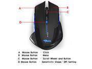 2500DPI USB 2.4GHz Wireless Optical Gaming Mouse Mice E blue E 3lue Cobra II Mazer