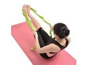 Multi Grip Stretch Strap Yoga Stretching Flexibility Stretch Belt for Exercise Gym Fitness Green